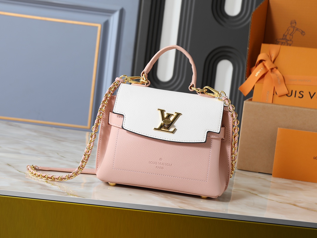 Louis Vuitton LV Classic Handbag Monogram Empreinte Padlock Detail Street Style Luxury Handbag